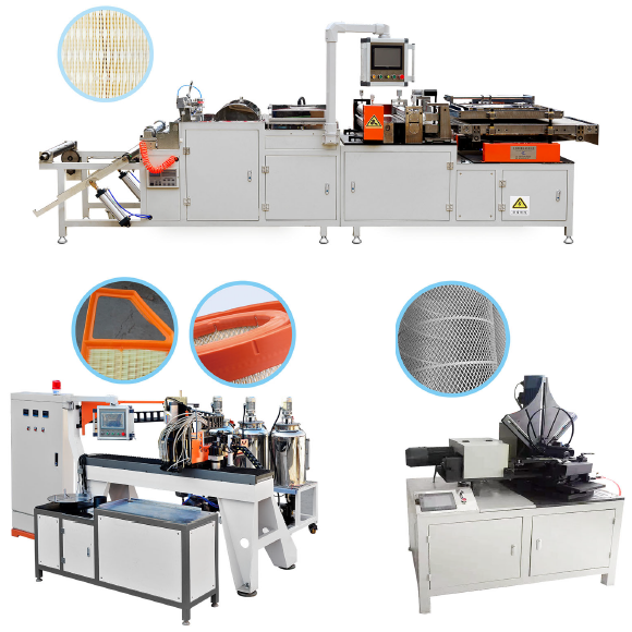 Pleating Machine, Glue Dispensing Machine, Filtration Media, Filter Bag ...